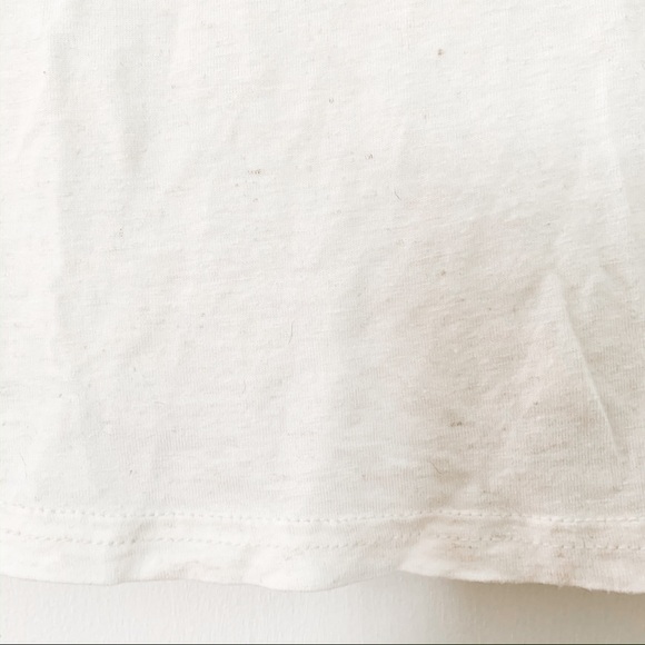 H&M Cream Tank Top with French Writing - Picture 2 of 3